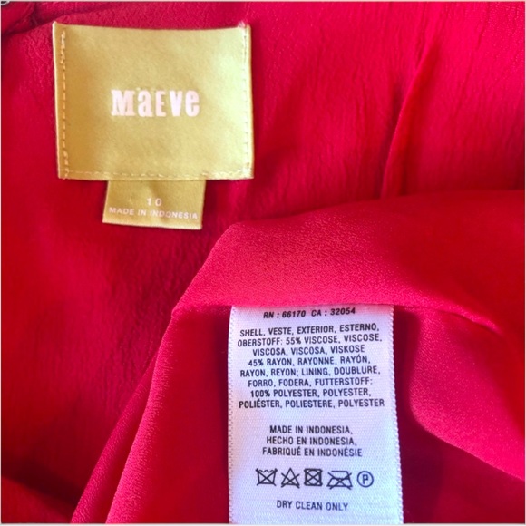 Maeve Red Tiered Dress - Picture 13 of 13